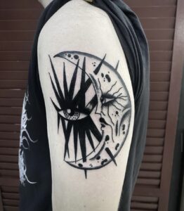 Skipbrudden Viennatattoo Blackmetal darktraditionaltattoo viennatattoo tattoowien